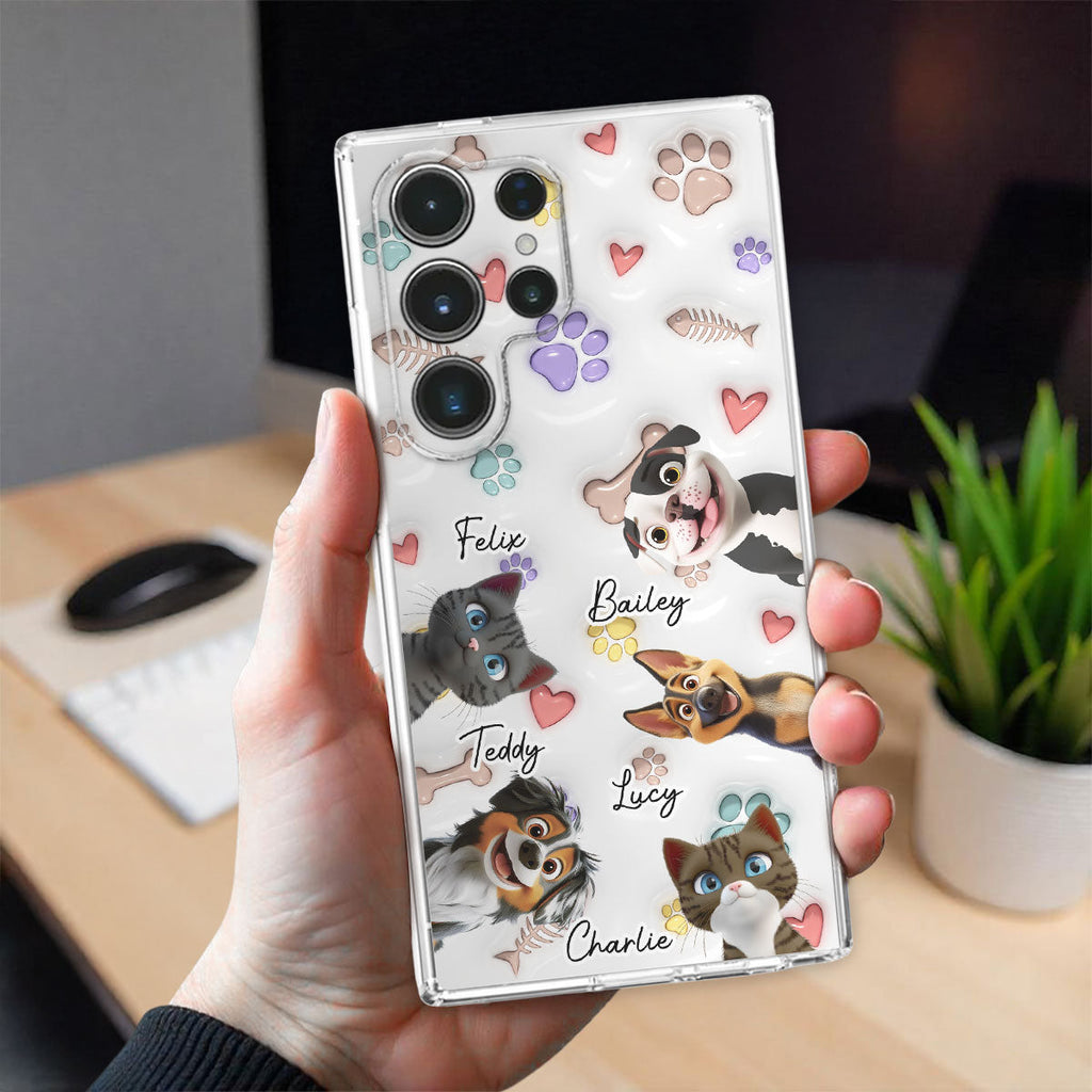 Baby Lovely Pet - Personalized 3D Inflated Effect Phone Case