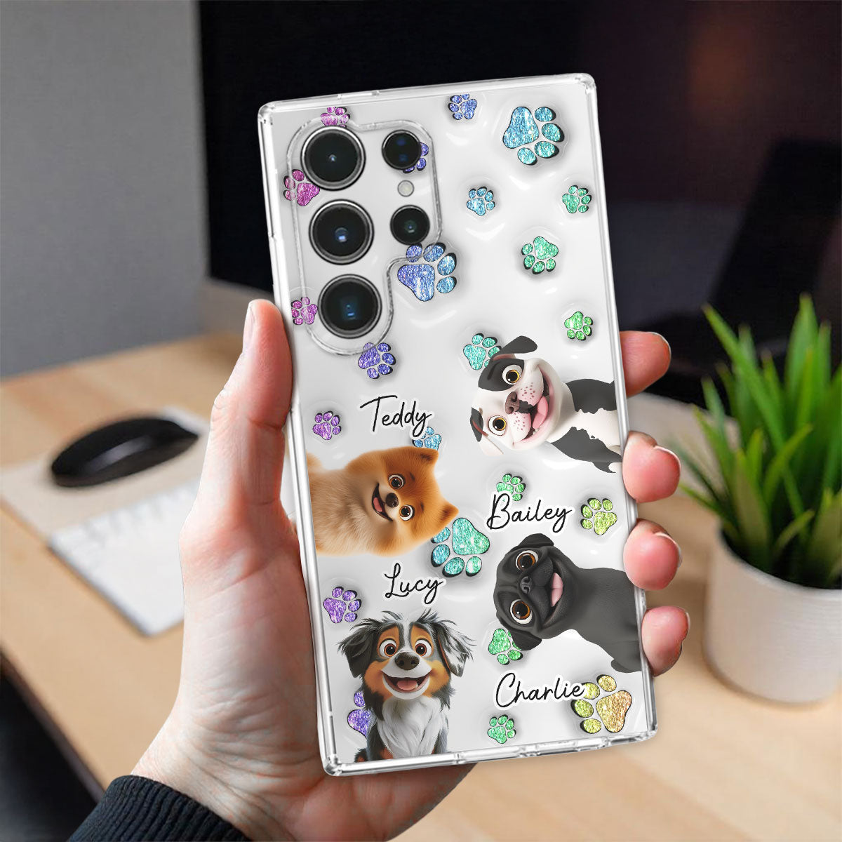 Dog Baby - Personalized 3D Inflated Effect Phone Case