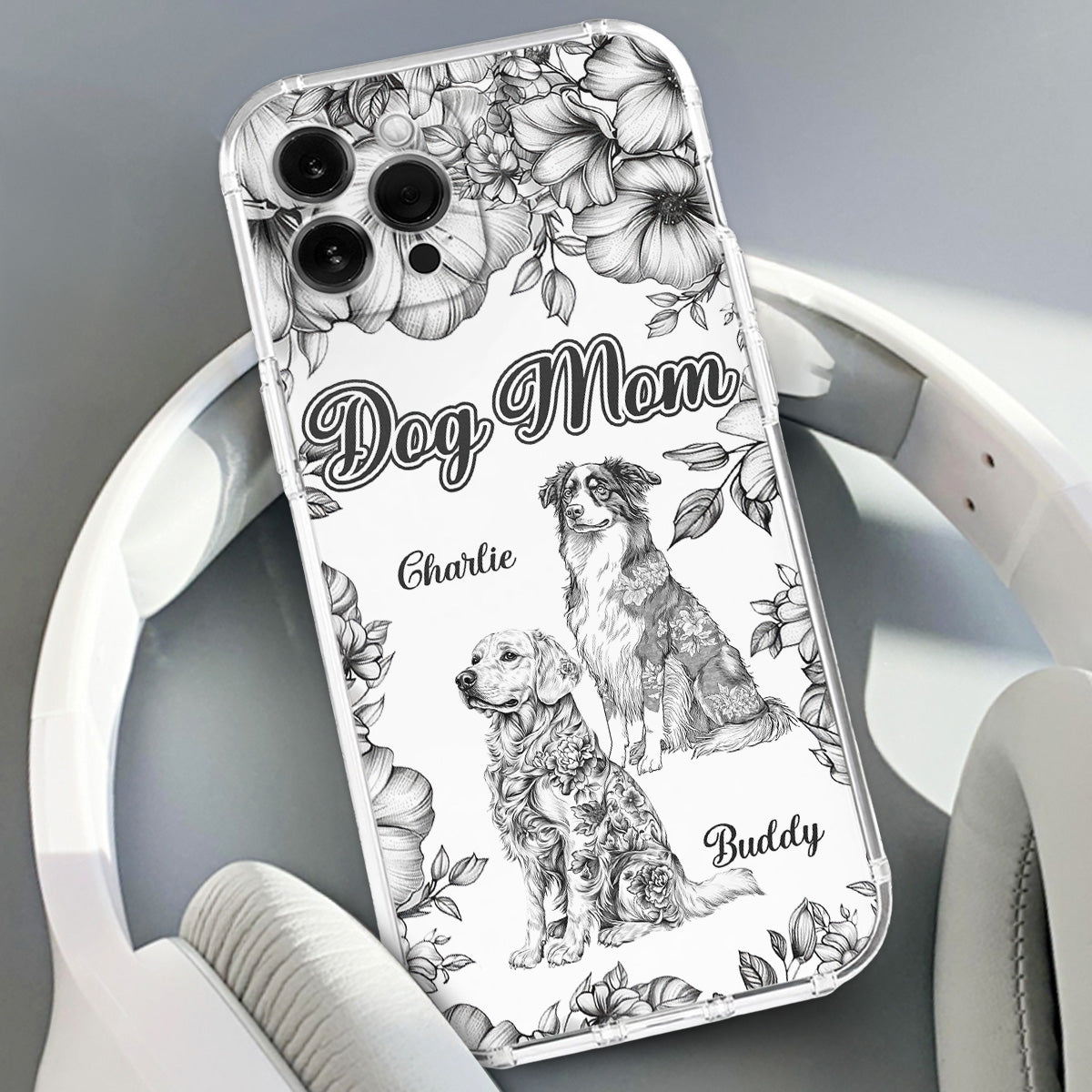 Best Dog Mom Ever - Personalized Phone Case