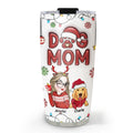 Custom Mother's day Birthday Gifts For Pet Mom, Pet Lovers • Christmas Lovely Dog Mom - Personalized 3D Inflated Effect Tumbler