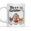 Custom Father's day Birthday Gifts For Pet Dad, Pet Lovers • The Furfather - Personalized Coffee Mug