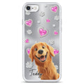 Glitter Cute Cartoon Dogs - Personalized Phone Case