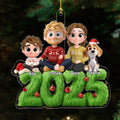 Custom Christmas Decor Home Birthday Gifts For Dog Lovers • Merry Moments - Personalized Acrylic Ornament