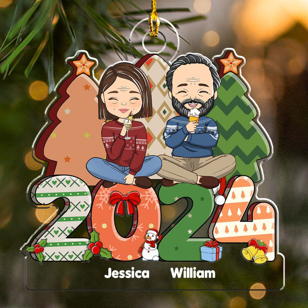 Custom Christmas Decor Home Birthday Gifts For Dog Lovers • Family Christmas Gift - Personalized Acrylic Ornament