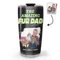 Custom Photo Father's day Birthday Gifts For Pet Dad, Pet Lovers • This Is Our Awesome Pet Dad Photo - Personalized Tumbler