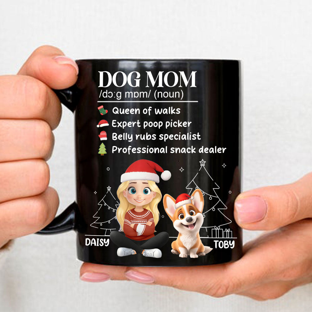 Custom Christmas Birthday Gifts For Dog Lovers • My King And Queen - Personalized Coffee Mug