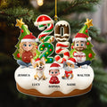 Custom Christmas Decor Home Birthday Gifts For Pet Lovers • First Snow Magic - Personalized Acrylic Ornament