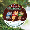 Meowy Christmas 2024 - Personalized Acrylic Ornament