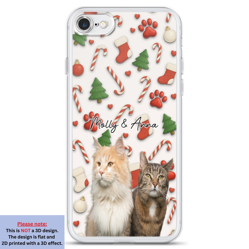 Cat And Human Cartoon Ver 2 Photo - Personalized Phone Case
