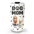 Custom Christmas Birthday Gifts For Dog Mom, Dog Lovers • Adore You - Personalized 3D Inflated Effect Tumbler