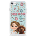 Dog And Mom Mum Cartoon - Personalized Phone Case