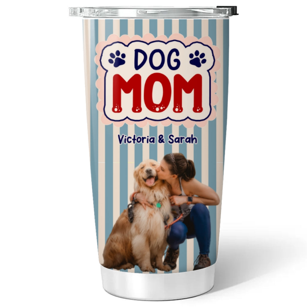 Custom Photo Christmas Birthday Gifts For Dog Mom, Dog Lovers • Let Us Spend Days Together Photo - Personalized Tumbler
