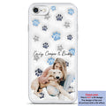 Dog Mom Dad Blue Star Photo - Personalized 3D Inflated Effect Phone Case