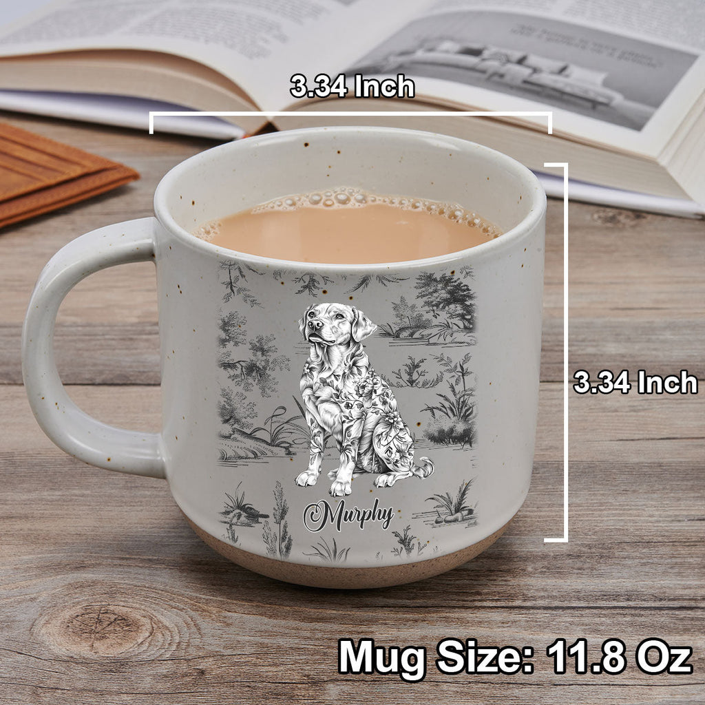Custom Christmas Birthday Gifts For Dog Mom, Dog Lovers • Fancy You - Personalized Pottery Mug