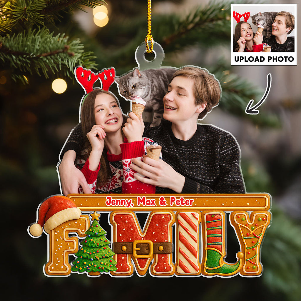 Our Christmas Story Photo - Personalized Acrylic Ornament