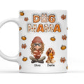 Custom Christmas Birthday Gifts For Dog Mom, Dog Lovers • Spicy Cinnamon - Personalized 3D Inflated Effect Mug