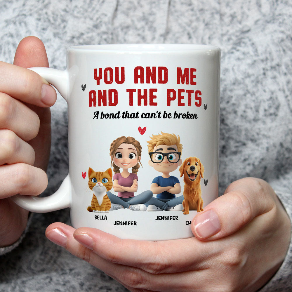 Custom Christmas Birthday Gifts For Pet Lovers • You Me And Us - Personalized Coffee Mug