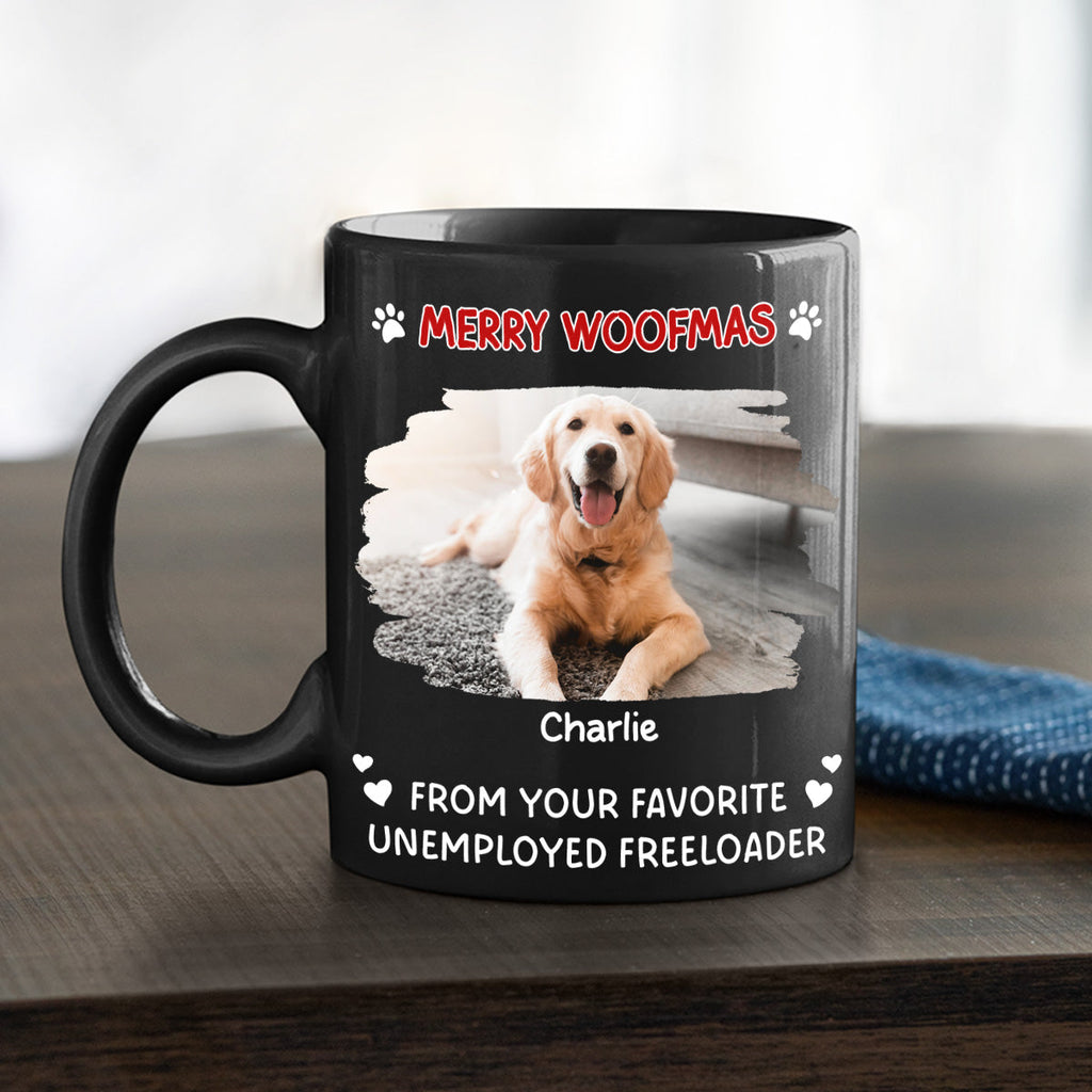 Custom Photo Christmas Birthday Gifts For Dog Lovers • Your Lovely Son Photo - Personalized Coffee Mug