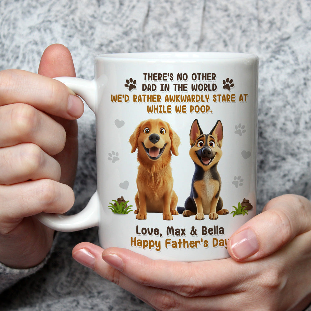 Custom Christmas Birthday Gifts For Dog Dad, Dog Lovers • You Deserve This Poopy Honor - Personalized Coffee Mug