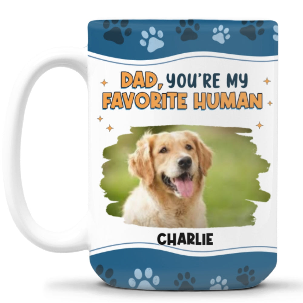 Custom Photo Christmas Birthday Gifts For Dog Lovers • I Love You The Most Photo - Personalized Coffee Mug
