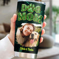 Custom Photo Christmas Birthday Gifts For Dog Mom, Dog Lovers • The Pearl Of My Eyes Photo - Personalized 3D Effect Tumbler
