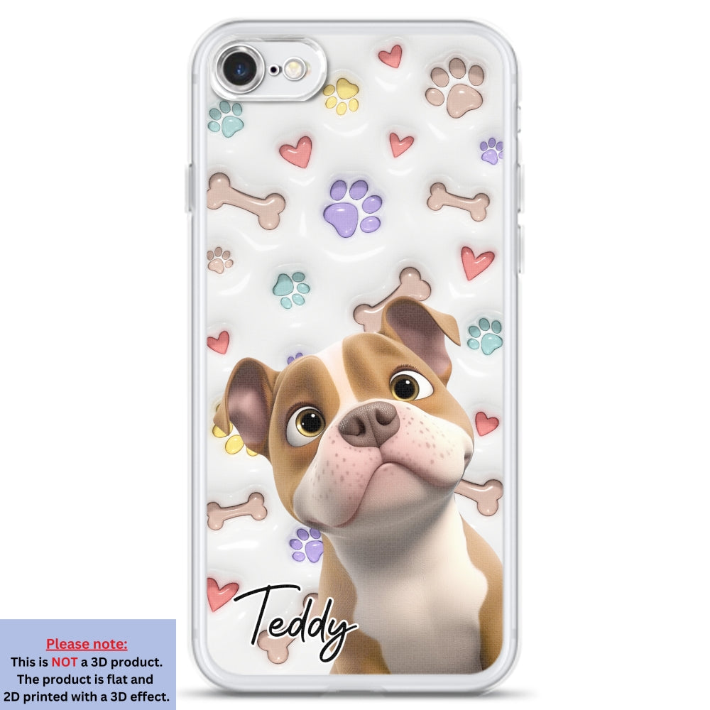 Baby Lovely Dogs - Personalized 3D Inflated Effect Phone Case