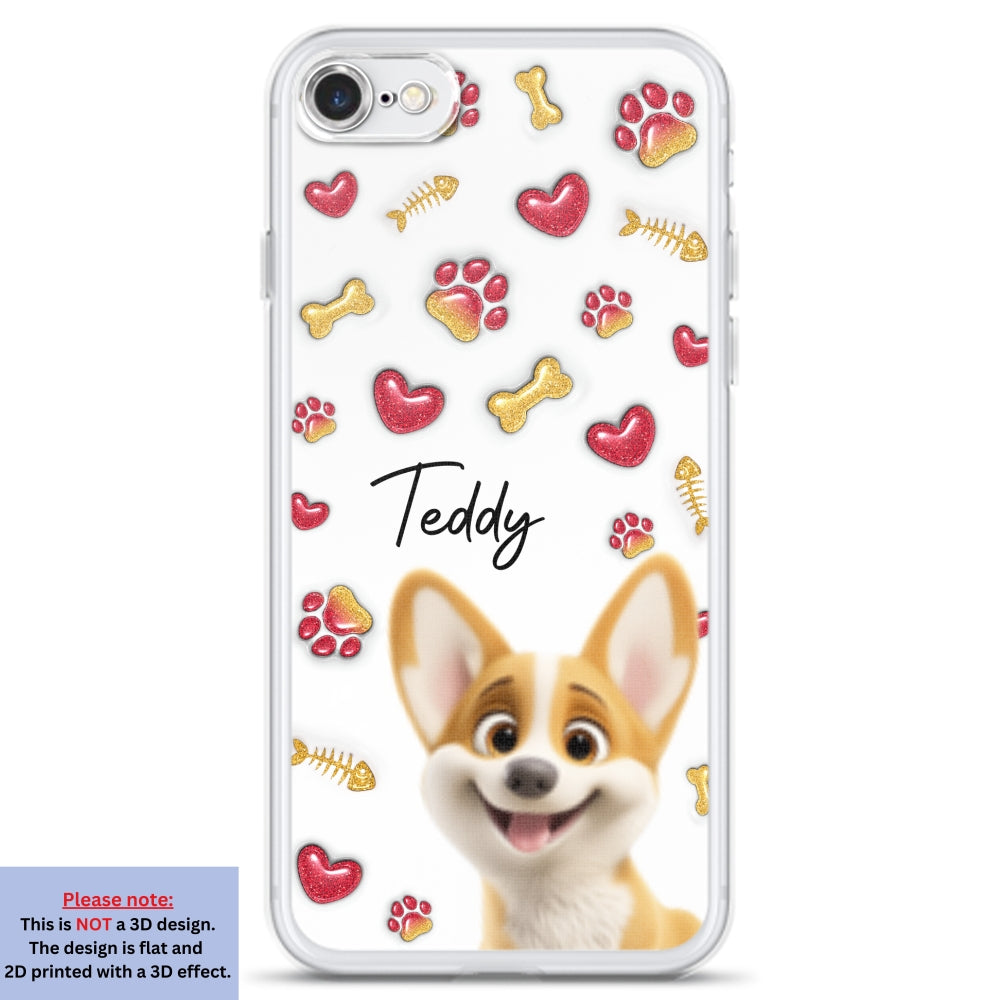 My Lovely Baby Pets - Personalized 3D Inflated Effect Phone Case