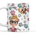 Custom Mother's day Birthday Gifts For Dog Mom, Dog Lovers • Dog And Human Cartoon - Personalized Coffee Mug
