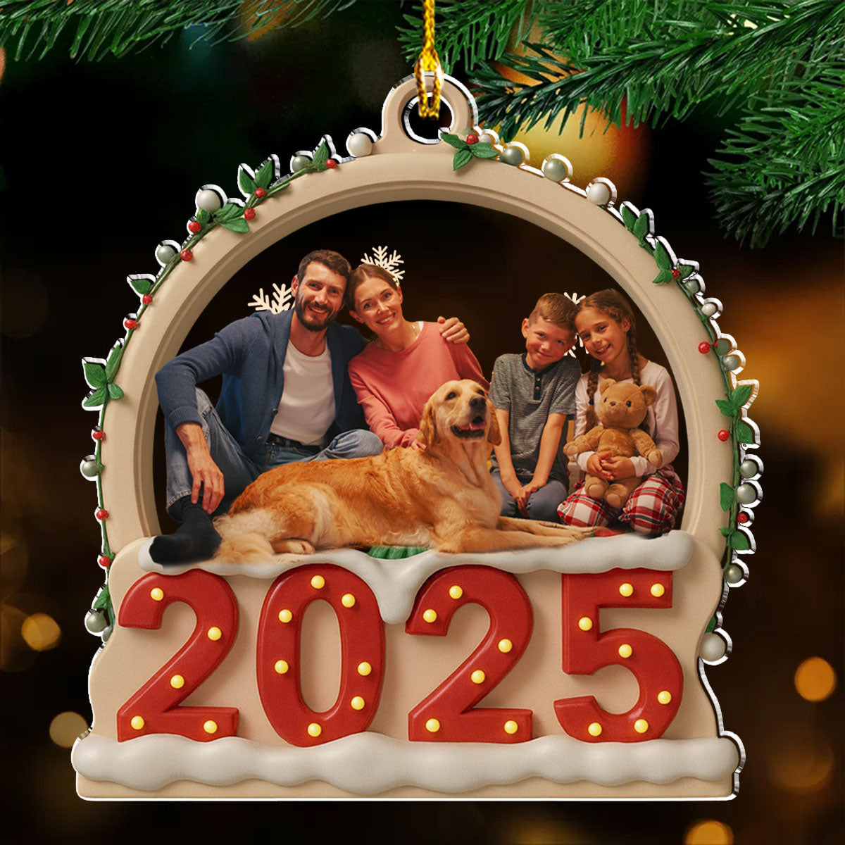 Our Christmas Together Photo - Personalized Acrylic Ornament