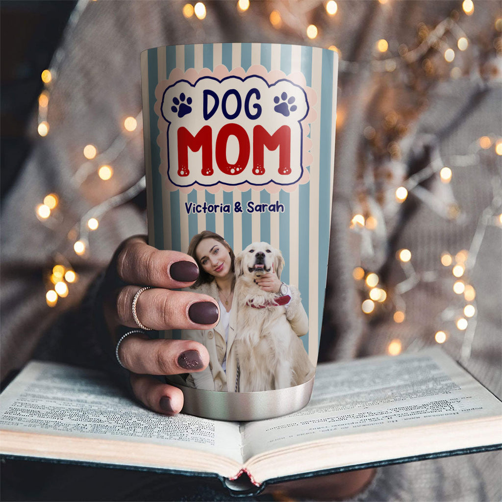 Custom Photo Christmas Birthday Gifts For Dog Mom, Dog Lovers • Let Us Spend Days Together Photo - Personalized Tumbler