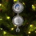 Custom Christmas Memorial Sympathy Gifts For Dogs, Cats • Beside You - Personalized Charming Ornament