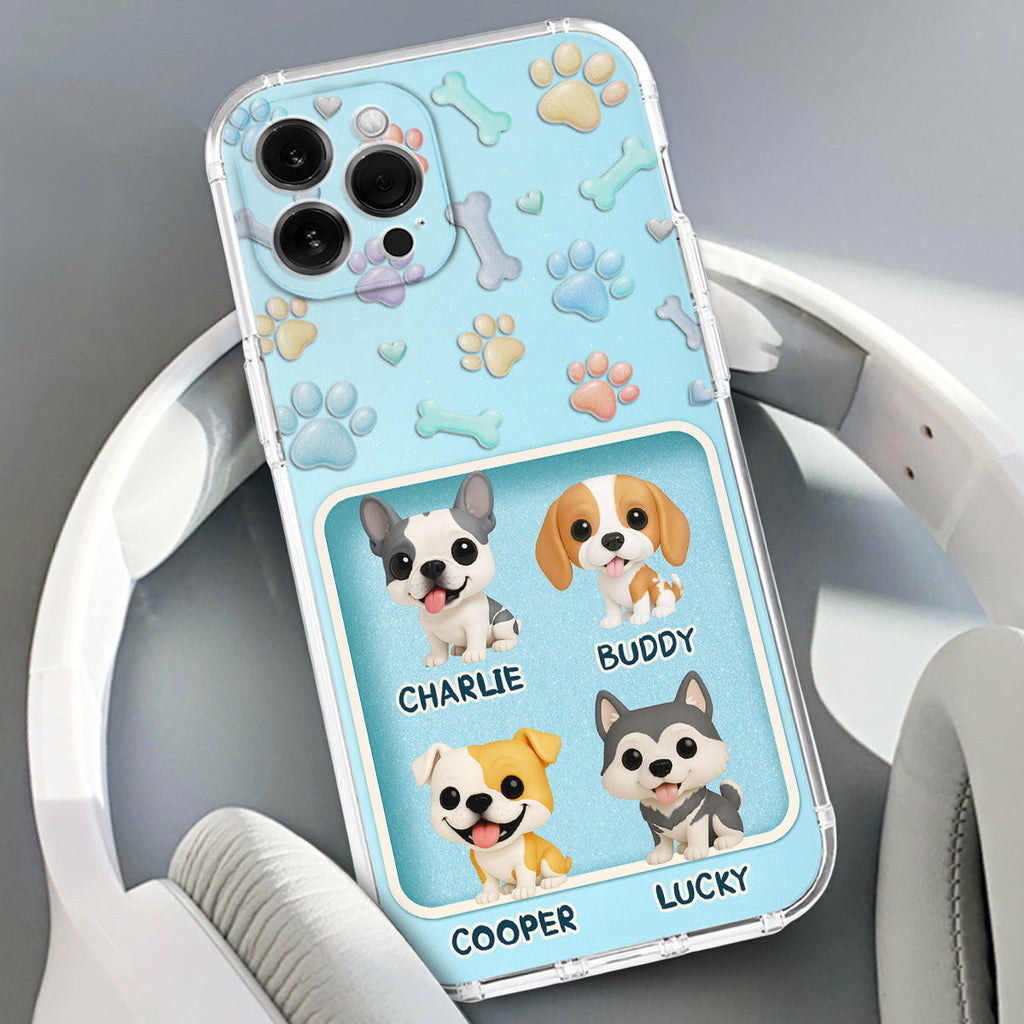 Figure Funny Dogs - Personalized 3D Effect Phone Case
