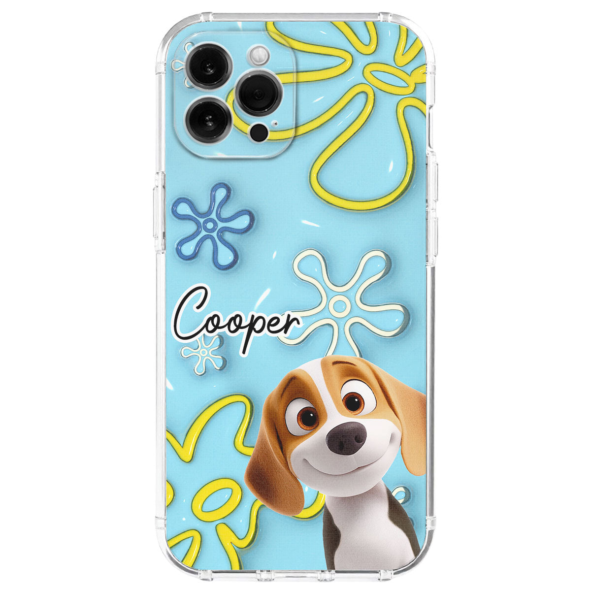 Sponge Dog - Personalized 3D Inflated Effect Phone Case
