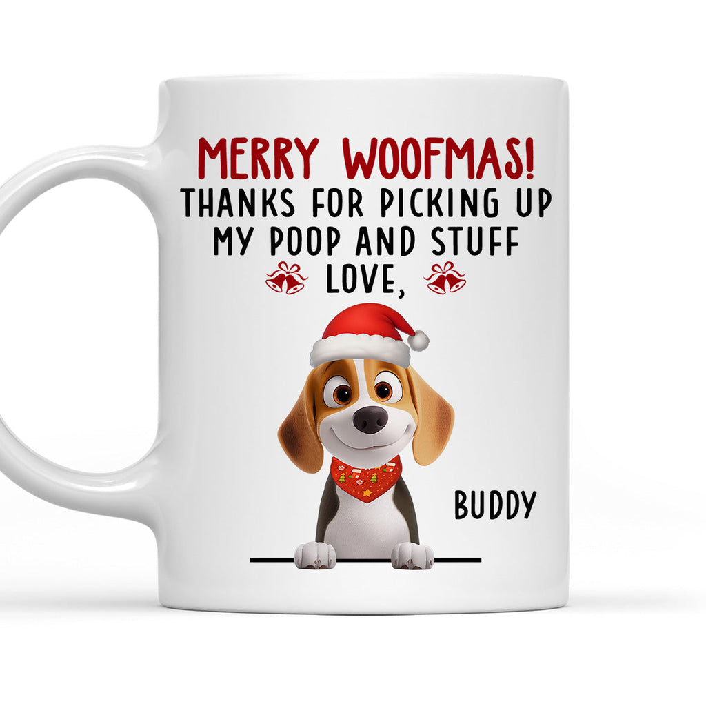 Custom Christmas Birthday Gifts For Dog Lovers • Our Poop And Stuff - Personalized Coffee Mug