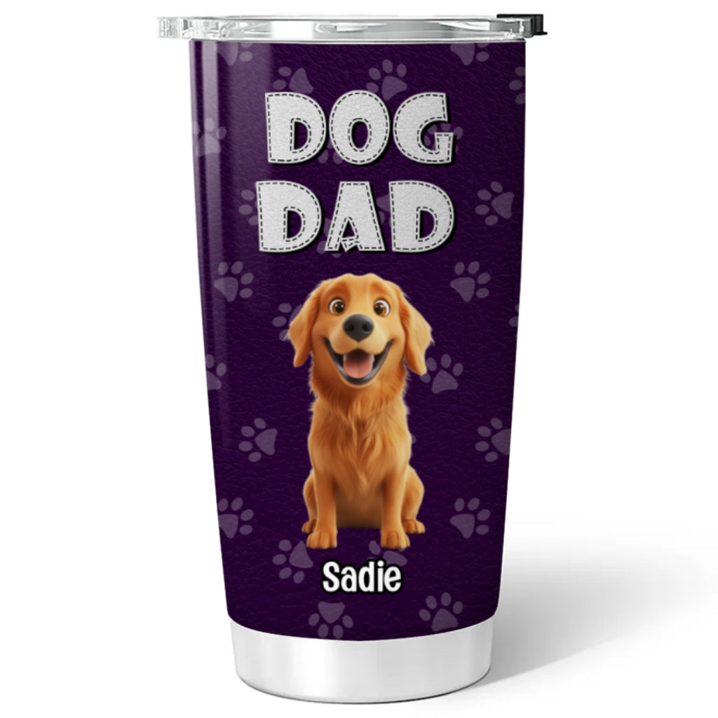 Custom Christmas Birthday Gifts For Dog Lovers • A Little Dog Gonna Love You - Personalized Tumbler