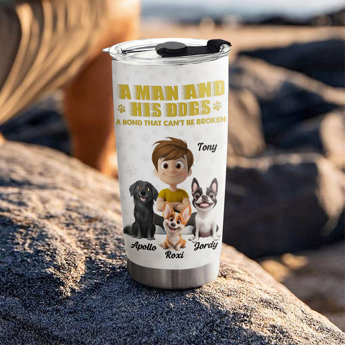 Custom Christmas Birthday Gifts For Dog Lovers • Best Parent To Me - Personalized Tumbler