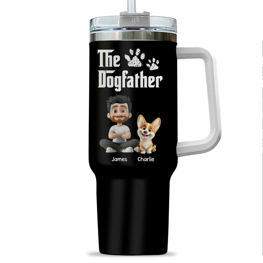 Custom Father's day Birthday Gifts For Dog Dad, Dog Lovers • Cool Dog Father - Personalized Tumbler