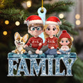 Custom Christmas Decor Home Birthday Gifts For Dog Lovers • A Year To Remember - Personalized Acrylic Ornament