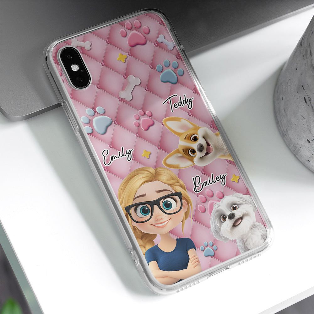Baby Dog Of Dog Mom - Personalized Phone Case