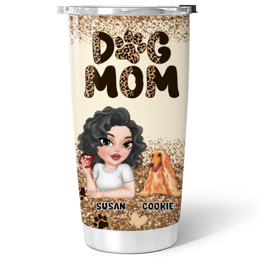 Custom Mother's day Birthday Gifts For Pet Mom, Pet Lovers • Best Dog Mom Forever - Personalized Tumbler