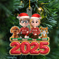 Custom Christmas Decor Home Birthday Gifts For Pet Lovers • We And Our Pet - Personalized Acrylic Ornament