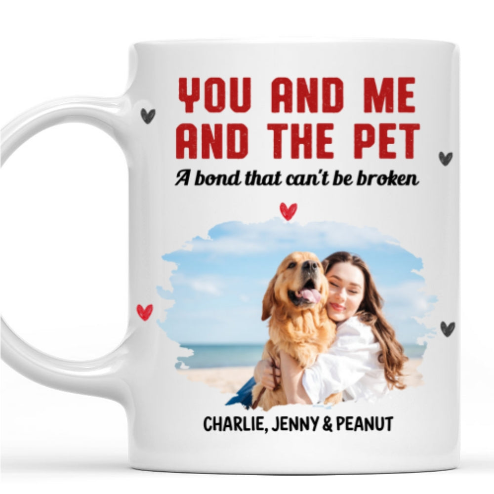 Custom Photo Christmas Birthday Gifts For Pet Lovers • You Me And Us Photo - Personalized Coffee Mug