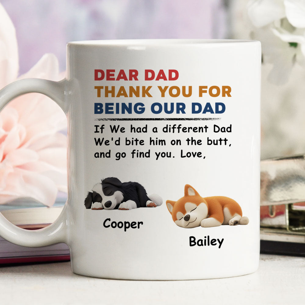 Custom Christmas Birthday Gifts For Dog Lovers • If I Had A Different - Personalized Coffee Mug