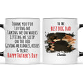 Custom Photo Mother's Father's day Birthday Gifts For Dog Lovers • Kisses And Treats Photo - Personalized Accent Mug