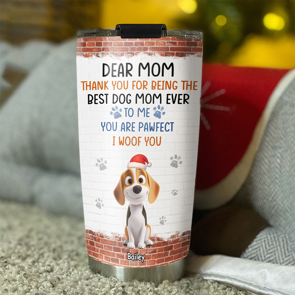 Custom Christmas Birthday Gifts For Dog Lovers • You Are So Pawfect - Personalized Tumbler
