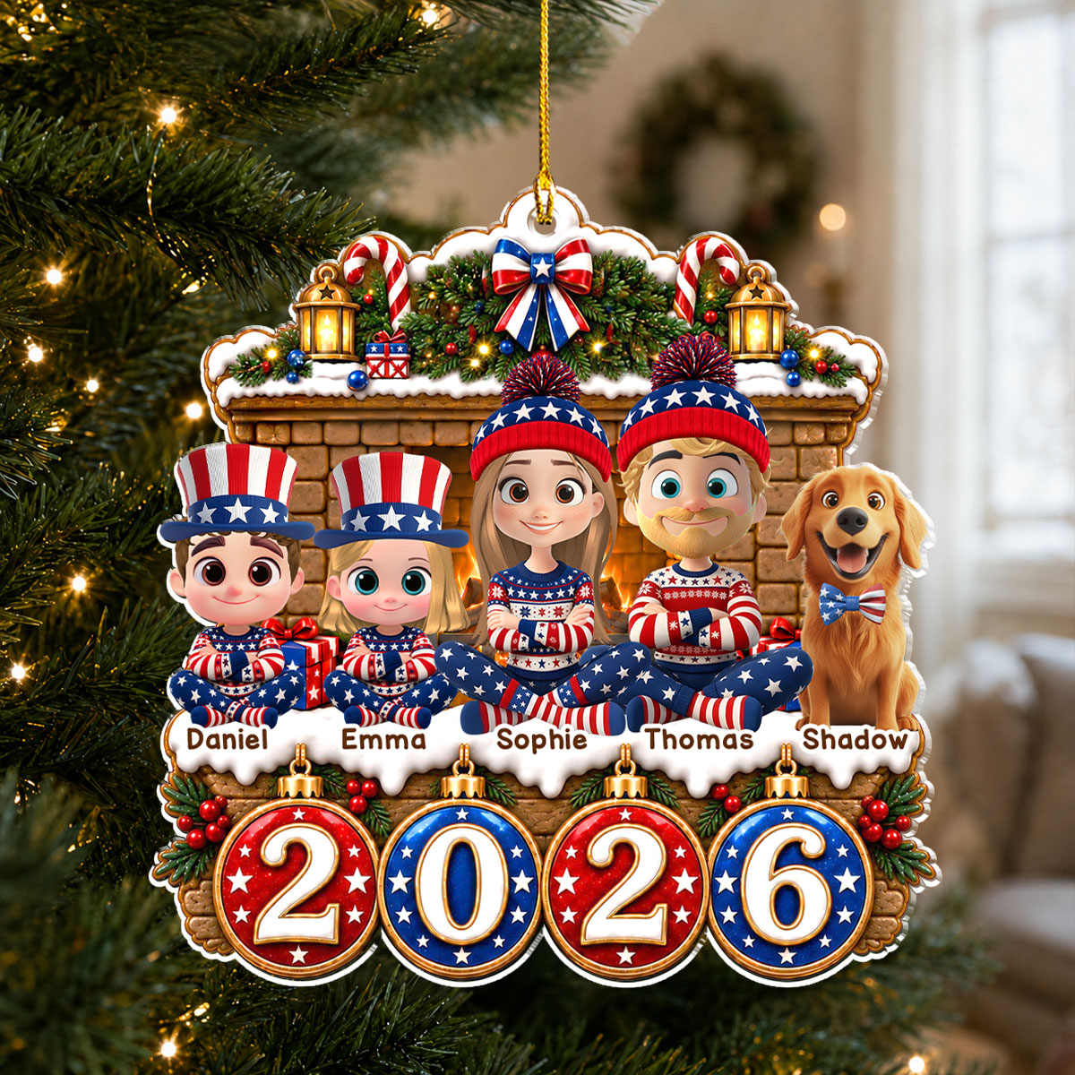 Celebrating 250 Years of Home - Personalized Acrylic Ornament