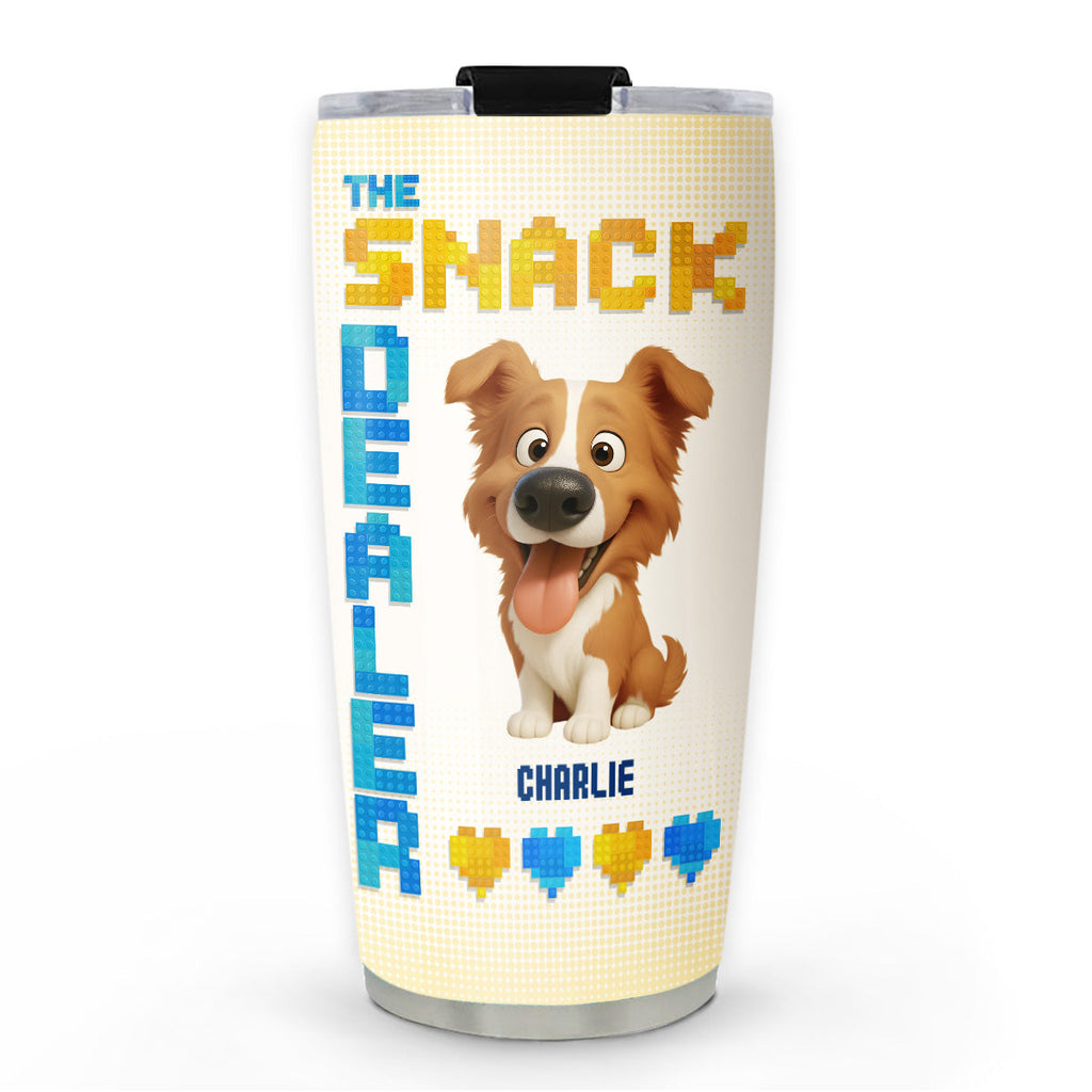 Custom Christmas Birthday Gifts For Cat Lovers • Never Enough Snack - Personalized Tumbler