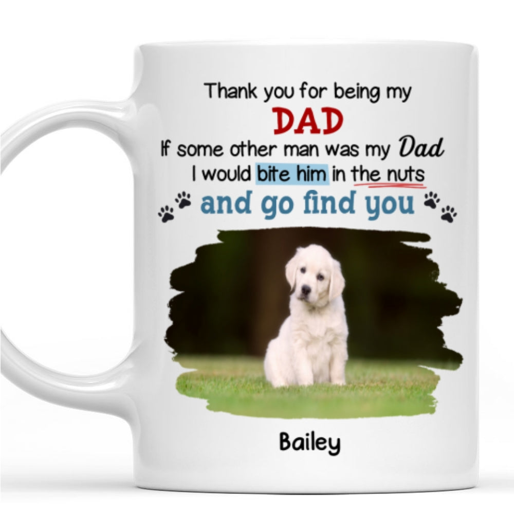 Custom Photo Christmas Birthday Gifts For Dog Lovers • Go To Find You Photo - Personalized Coffee Mug