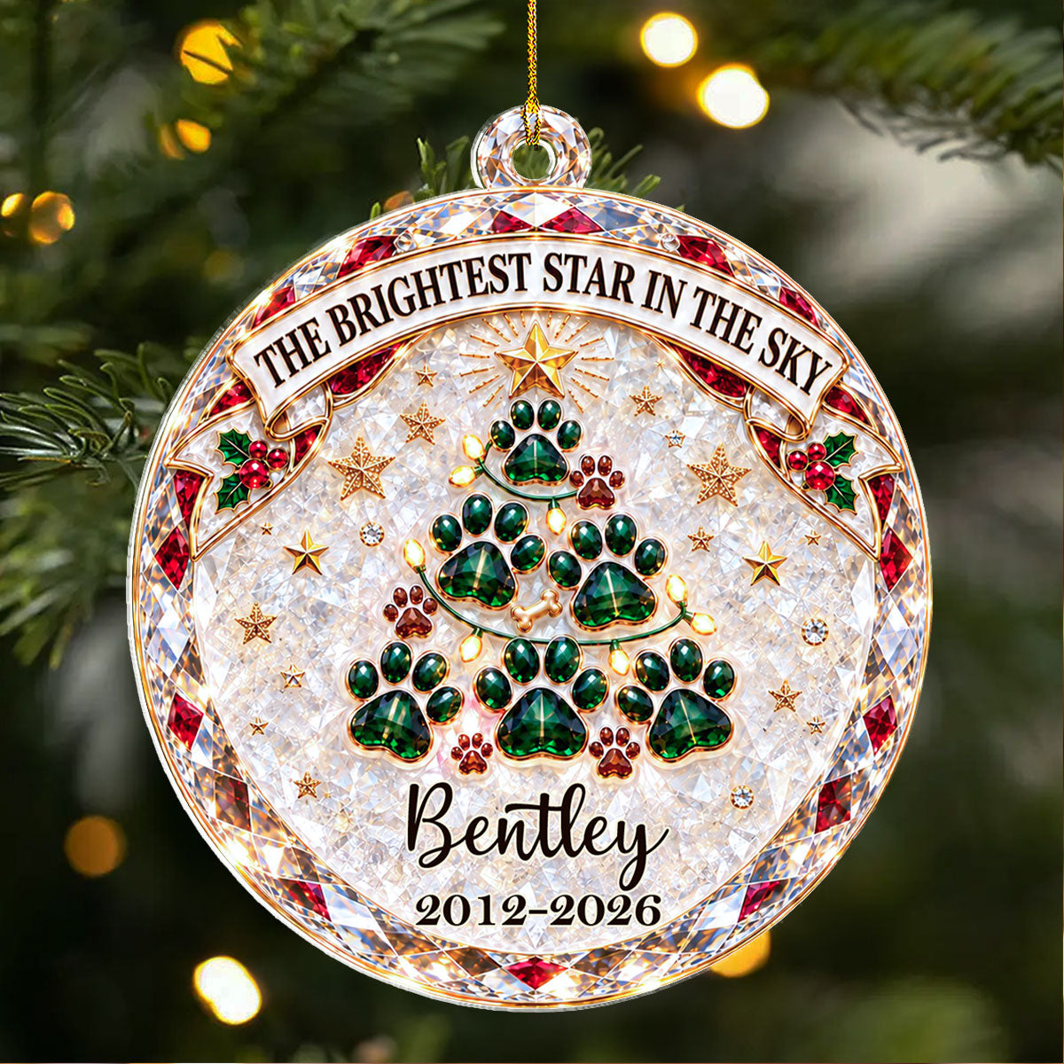 Always Loved - Personalized 3D Effect Acrylic Ornament