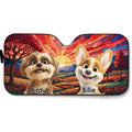 Custom Christmas Birthday Gifts Car Accessories for Dog Parents • Best Picture - Personalized Car Sunshade